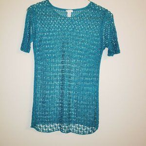 Chico's women's top sweater size 3 breathable see